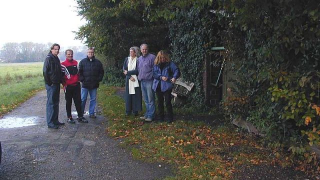 v.l. Carsten Intorp, Heinz Füser, Josef Wagner, Christiane Boitz, Albert Nicolin, Frau Dr. Salinger, Berlin.