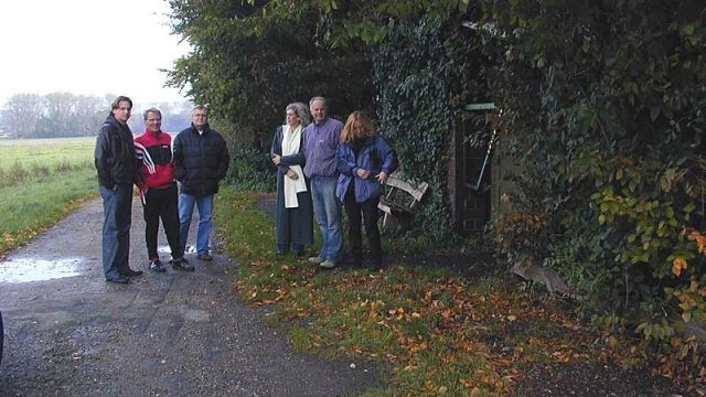 v.l. Carsten Intorp, Heinz Füser, Josef Wagner, Christiane Boitz, Albert Nicolin, Frau Dr. Salinger, Berlin.