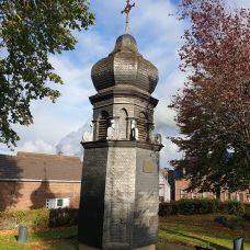 Glockenturm vor der Sanierung
