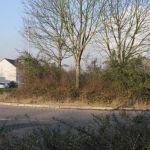 Der in den 90er Jahren gebaute Kreisverkehr.