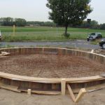 Die Stahlmatten sind verlegt