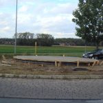 Der Beton ist gegossen