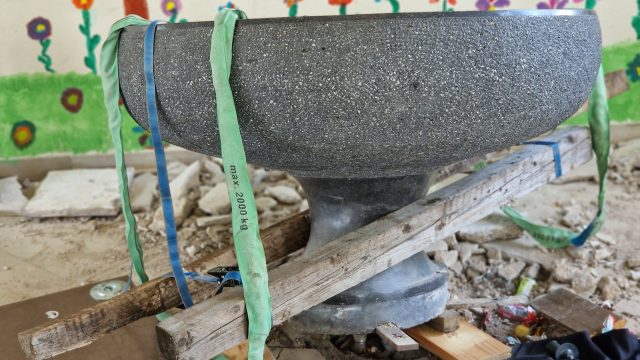 Vorbereitungen zum Abtransport